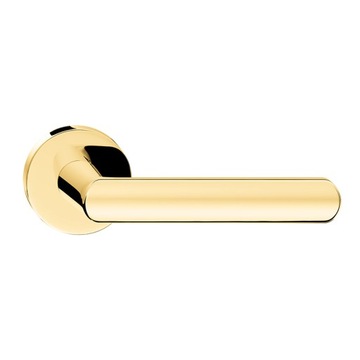 KLAMKA WEWNĘTRZNA LUNA SLIM PREMIUM 6mm okrągła MOSIĄDZ BŁYSZCZĄCY