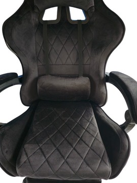 ВРАЩАЮЩЕЕСЯ ИГРОВОЕ КРЕСЛО АЛЬКАНТАРА С ПОДНОГКОЙ, ЭРГОНОМИЧНОЕ СКЛАДНОЕ