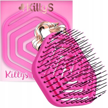 KILLYS SZCZOTKA DO WŁOSÓW POPSY RÓŻOWA