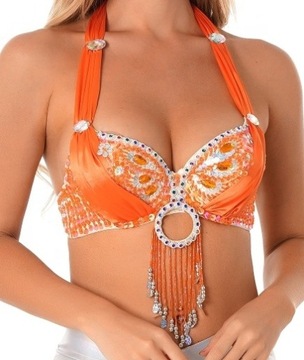 STANIK do belly dance SAMBA tribal cekiny B-C