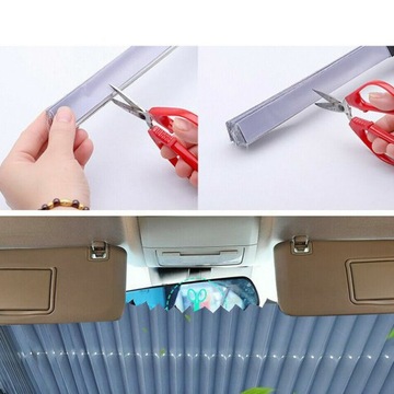 СОЛНЦЕЗАЩИТНЫЙ КОЗЫРЕК ДЛЯ АВТОМОБИЛЬНЫХ ЖАЛЮЗИ, КРЫШКА 70*150 СМ