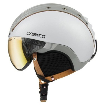 Kask narciarski CASCO SP-2 Visor Polarized white M