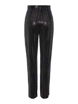 Pieces Spodnie materiałowe 17143896 Czarny Straight Fit