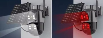 НАРУЖНАЯ СОЛНЕЧНАЯ WIFI КАМЕРА TYPE-C, ДВА ОБЪЕКТИВА 8 МП, ПРИЛОЖЕНИЕ