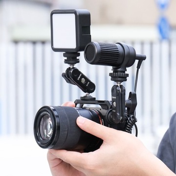 Ramię Uchwyt Mocowanie Magic Arm 9cm 2x Gwint 1/4'' Video VLOG ULANZI R102