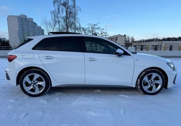 Audi A3 8Y 2022 Audi A3 Sportback salon PL FV VAT 23 S Line panorama 1.5 Hybryda, zdjęcie 6
