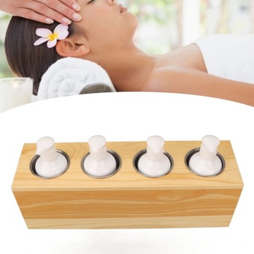 НАГРЕВАТЕЛЬ МАССАЖНОГО МАСЛА С 4 ОДНЫМИ БУТЫЛКАМИ