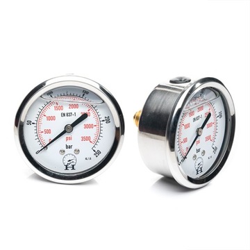 Manometr glicerynowy tylny G1/4 DN63 0-250 bar