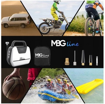 ПОРТАТИВНЫЙ АВТОМОБИЛЬНЫЙ КОМПРЕССОР 12 В / 230 В, светодиодный ЖК-дисплей