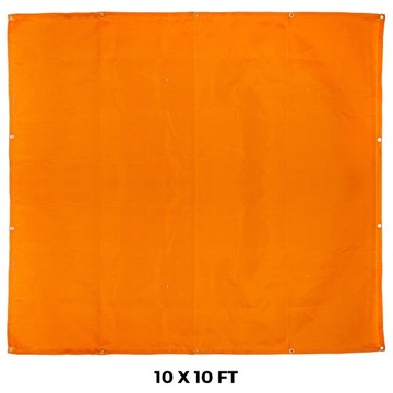 Одеяло сварочное VEVOR 3х3м оранжевый