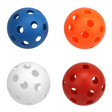 Упакуйте видимые мячи для гольфа с отверстиями для использования в помещении и на открытом воздухе.