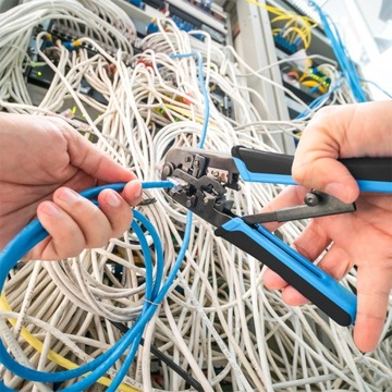 СЕТЕВОЙ ТЕСТЕР СТРИППЕР ОБЖИМНЫЕ ЗАГЛУШКИ RJ45 КОМПЛЕКТ КОРПУСА