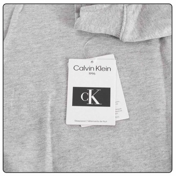 CALVIN KLEIN BLUZA MĘSKA L/S HOODIE SZARA r.XL