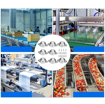 8 шт. ШАРИКОВЫЕ РОЛИКИ НА ШАРИКОВЫХ ПОДШИПНИКАХ, НАГРУЗКА 20 КГ, ДЛЯ МЕБЕЛИ, БАГАЖА