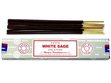 Kadzidełka Satya - BIAŁA SZAŁWIA White Sage - 15 g