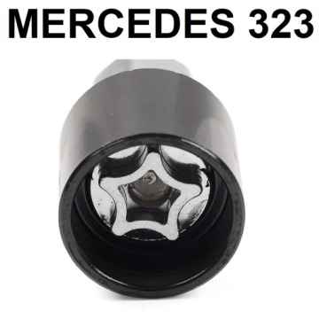 Nástavec Zlodějka Adaptér Pro Zabezpečení Šroubů Kol Mercedes Typ: 323