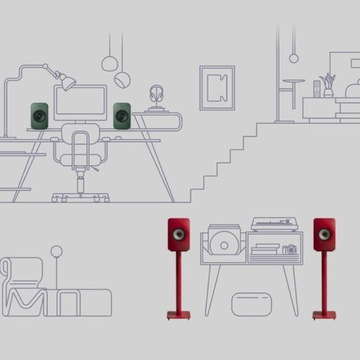 Активные полочные колонки KEF LSX II LT с авторизованным Wi-Fi и Bluetooth