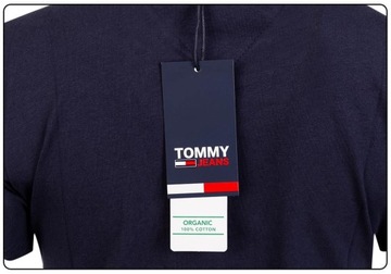 Tommy Jeans t-shirt Slim Jersey C Neck granat XS