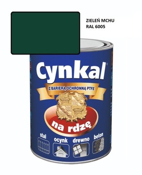 Farba uniwersalna CYNKAL 700ml ZIELEŃ MCHU 6005