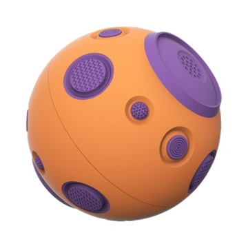 Игрушка для собак Интерактивный красочный пищащий мячик для собак