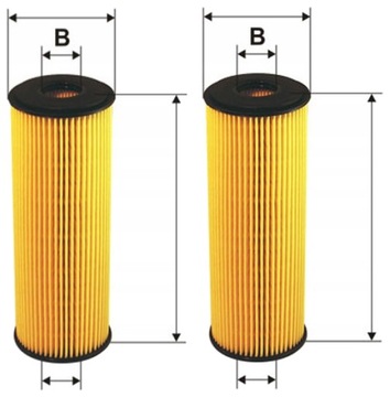 2× FILTRON OE 640/3 FILTR OLEJE