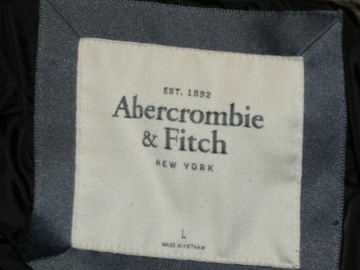 Abercrombie & Fitch kurtka damska zimowa pikowana futerko L 42