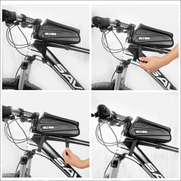 ВОДОНЕПРОНИЦАЕМЫЙ ВЕЛОСИПЕДНЫЙ СУМОК ДЕРЖАТЕЛЬ ДЛЯ ТЕЛЕФОНА РАМА СУМКА ЧЕХОЛ