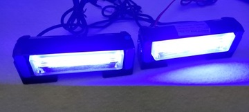 Стробоскопическая сигнальная лампа 2 синих маячка