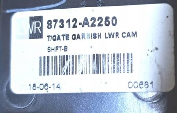 KIA PRO CEED II LIŠTA CLONA (KRYT) OSVĚTLENÍ