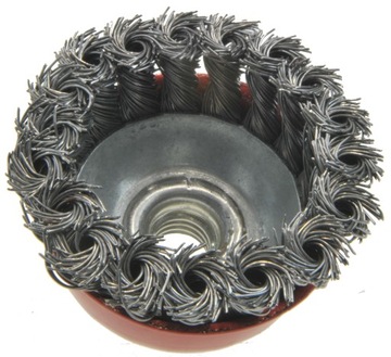 SZCZOTKA DOCZOŁOWA DRUT SKRĘCANY 75 MM M14 DO SZLIFIEREK KĄTOWYCH