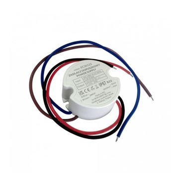 Zasilacz 12V do puszki 20W 1.67A IP67 do taśm LED