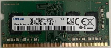 SO-DIMM 4GB DDR4 Samsung PC4-2400T-SC0-11 do LAPTOPA