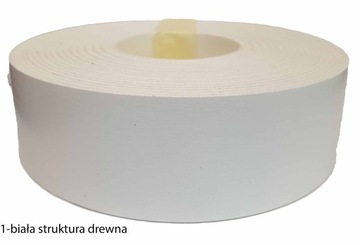 Obrzeże okleina z klejem 40mm 25mb 1-biała strukt