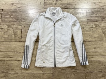 ADIDAS Kurtka Damska BLUZA Biała Sportowa 40 M