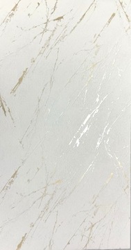 ОБОИ БЕЛЫЙ МРАМОР КАМЕНЬ С ЗОЛОТЫМ ВИНИЛОМ