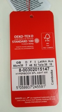 Шорты для плавания Speedo HYPERBOOM SPL SHORT AM 34 BLACK/BOLT