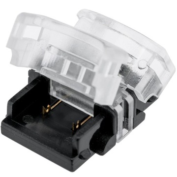 Разъем для светодиодных лент 2PIN, 2-сторонний, защелка 10мм