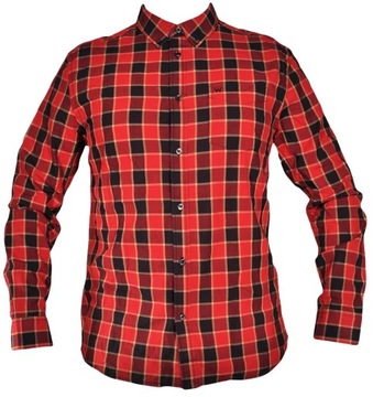 WRANGLER koszula red LS 1PKT BUTTON DOWN M 38