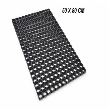 Wycieraczka gotowa gumowa 50 x 80 cm 22mm pod dzwi