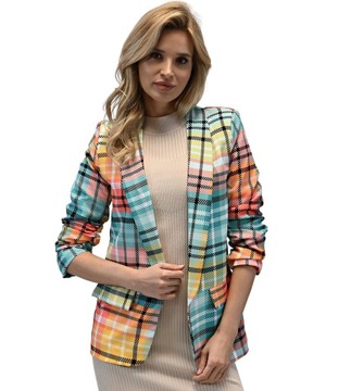 Женский ПИДЖАК с драпированными рукавами - XL/42