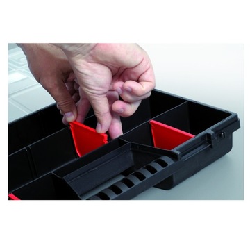 Organizer z pokrywką 40 x 30,3 x 5 cm Czarny