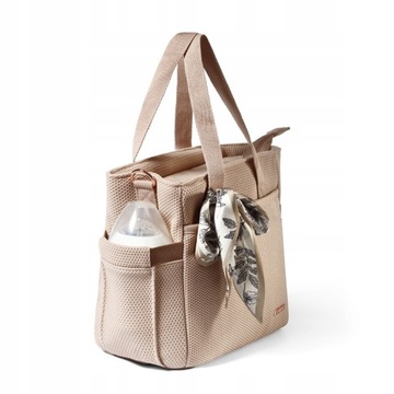 TORBA DLA MAMY SPACEROWA ORGANIZER DO WÓZKA BEŻOWA CARMEN Babyono 1571/02