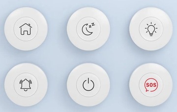 КРУГЛАЯ ДИСТАНЦИОННАЯ КНОПКА SONOFF ДЛЯ УМНЫХ СЦЕН СИГНАЛИЗАЦИИ ZIGBEE SNZB-01P