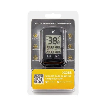Велосипедный компьютер XOSS G+ с беспроводным GPS-навигатором ANT+