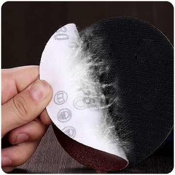 KRĄŻEK PAPIER ŚCIERNY KRĄŻKI ŚCIERNE NA RZEP 50szt 125mm P40 DO SZLIFIERKI