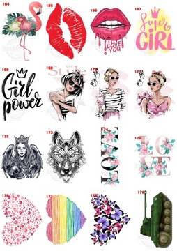 УТЮГИ ДЛЯ ТЕРМОПЕЧАТИ РАЗНЫЕ ДИЗАЙНЫ 13х18см А5