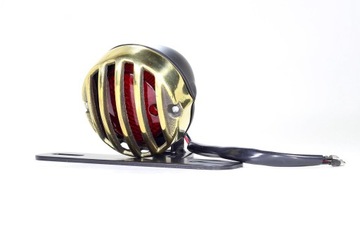 LAMPA TYŁ LED ZŁOTA motocykl Chopper Bobber Cafe !