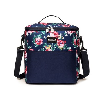 Torba termiczna izolacyjna Lunch box 11 litrów GRANATOWA