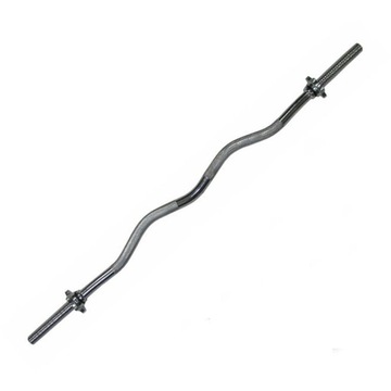 Gryf do sztangi 120cm LEKKO ŁAMANY 25,4mm +ZACISKI