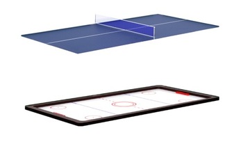 7-футовый бильярдный стол со столешницей для пинг-понга и аэрохоккея